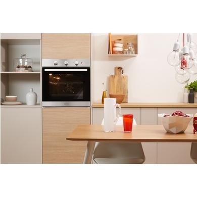 Refurbished Indesit Aria IFW 6330 IX 60cm Single Built In Electric Oven Stainless Steel