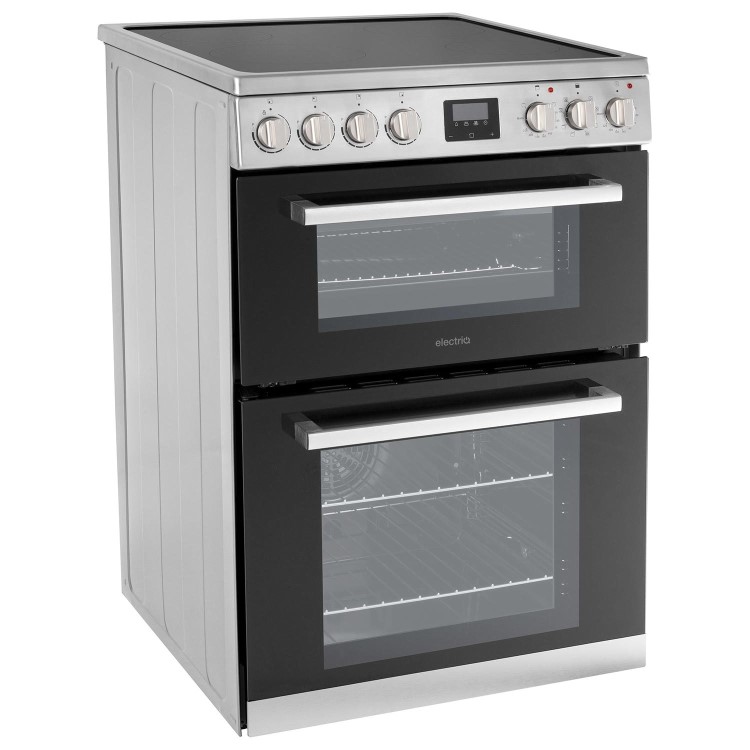 Refurbished electriQ EQEC60IX 60cm 4 Zone Hob Induction Cooker Stainless Steel