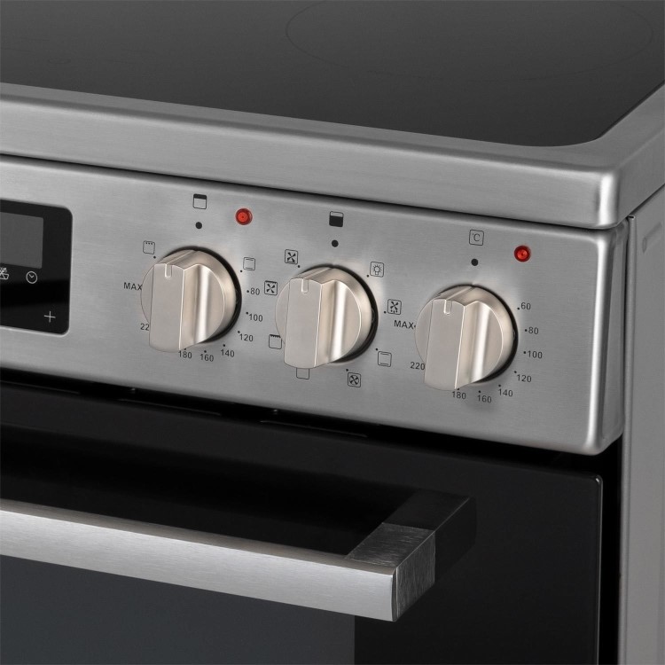 Refurbished electriQ EQEC60IX 60cm 4 Zone Hob Induction Cooker Stainless Steel