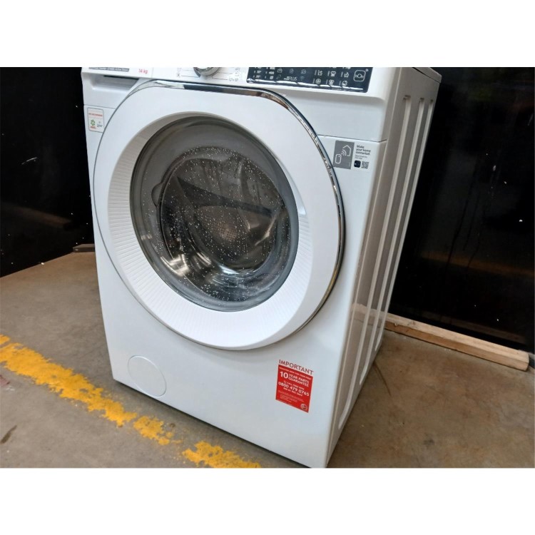 Refurbished Hoover H-Wash 500 HW414AMC1-80 Freestanding 14KG 1400 Spin Washing Machine White