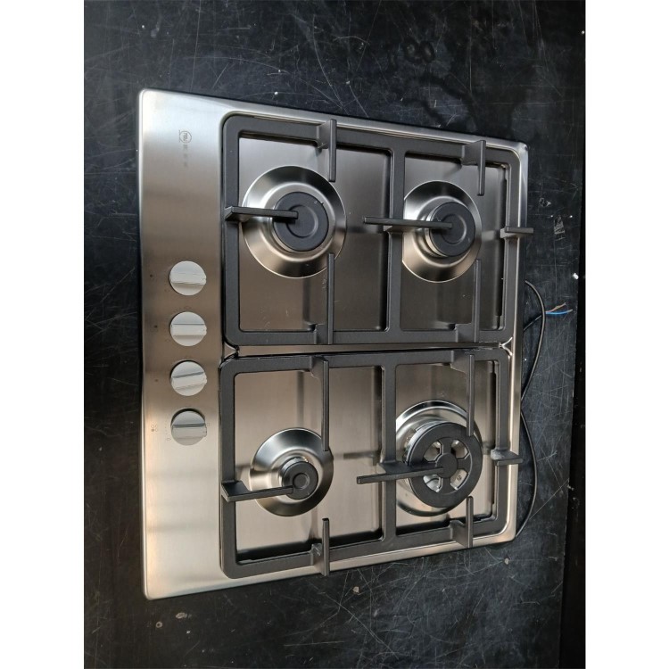 Refurbished Neff N50 T26BB59N0 58cm 4 Burner Gas Hob Stainless Steel