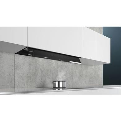 Refurbished iQ500 90cm Flush Integrated Cooker Hood With Fold-out Glass Panel - Black