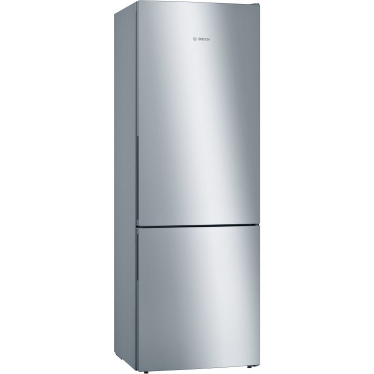 Refurbished Bosch Series 6 KGE49AICAG Freestanding 413 Litre 60/40 Low Frost Fridge Freezer With VitaFresh Stainless Steel