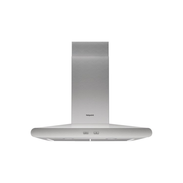 Refurbished Hotpoint PHC77FLBIX 70cm Chimney Cooker Hood Stainless Steel
