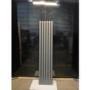 Refurbished Anthracite Vertical Smart Electric Radiator with Wi-Fi Thermostat - 1.2kW - Double Panel H1600xW354mm - Bathroom Safe