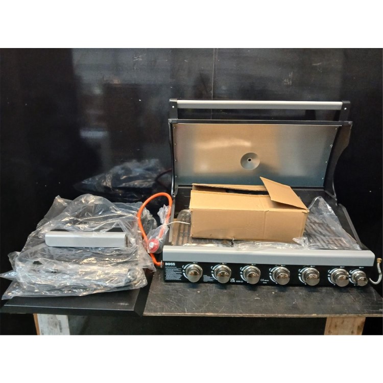 Refurbished The Alabama 6 Burner Black BBQ