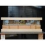 ALMOST PERFECT - Oak 51inch Inset Electric Fireplace - AmberGlo