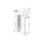 Refurbished Whirlpool ARG1808322 Integrated 314 Litre In-column Larder Fridge White