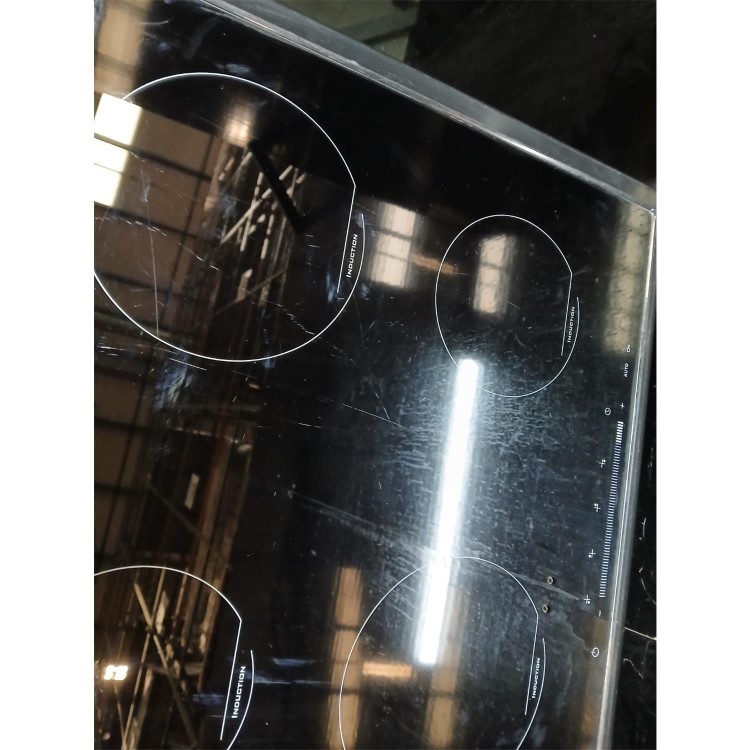 Refurbished electriQ 60cm Single Oven Cooker with Induction Hob - Black