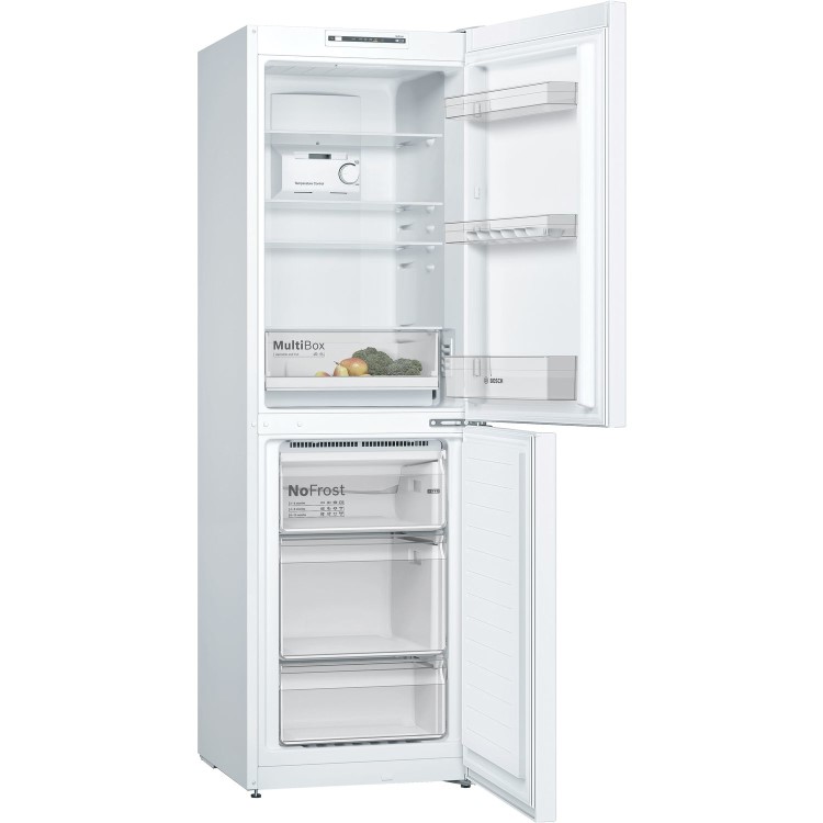 Refurbished Bosch Series 2 KGN34NWEAG Freestanding 297 Litre 50/50 Frost Free Fridge Freezer White