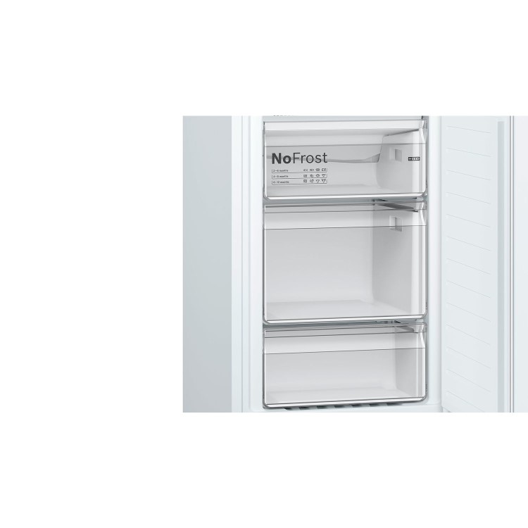 Refurbished Bosch Series 2 KGN34NWEAG Freestanding 297 Litre 50/50 Frost Free Fridge Freezer White