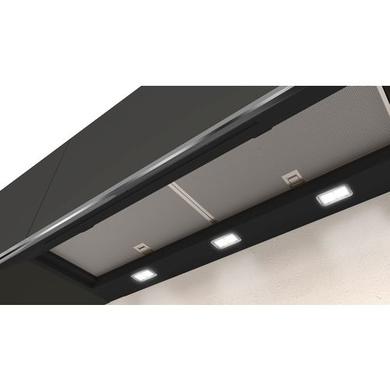 Refurbished N70 90cm Wide Integrated Cooker Hood With Fold-out Glass Deflector - Black