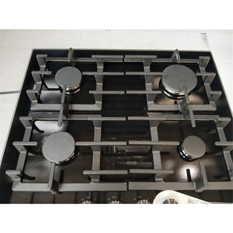 Refurbished Neff N70 Series 59cm 4 Zone Gas-on-glass Hob with Cast Iron Pan Stands