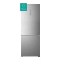 Hisense 495 Litre 60/40 Freestanding Fridge Freezer - Stainless Steel