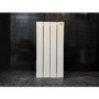 Eco Eleganza White Horizontal Flat Designer Aluminium Radiator 600x300mm Double Panel 1223 BTU