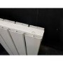 Eco Eleganza White Horizontal Flat Designer Aluminium Radiator 600x300mm Double Panel 1223 BTU