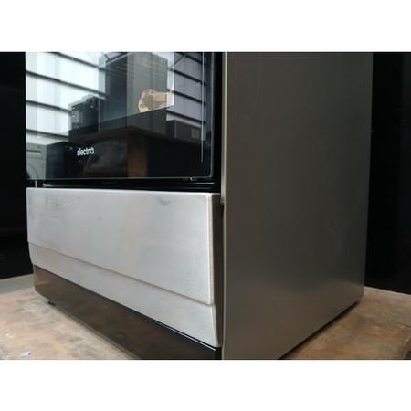 Refurbished electriQ EQDFSC60A 60cm Dual Fuel Single Oven Cooker Stainless Steel