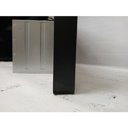 Refurbished electriQ EIQSLIM90LEDMAXBK 90cm Slimline Cooker Hood with Touch Controls and High Extraction Rate Black