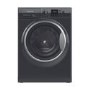 Refurbished Hotpoint AntiStain NSWM846BSUK Freestanding 8KG 1400 Spin Washing Machine Black