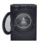 Refurbished Hotpoint AntiStain NSWM846BSUK Freestanding 8KG 1400 Spin Washing Machine Black