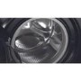 Refurbished Hotpoint AntiStain NSWM846BSUK Freestanding 8KG 1400 Spin Washing Machine Black