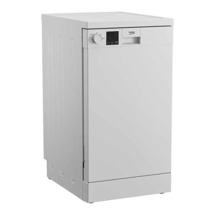 Refurbished Beko DVS04X20W 10 Place Freestanding Slimline Dishwasher