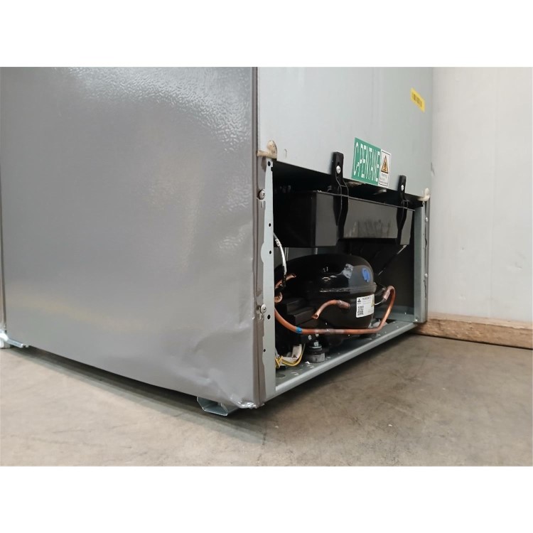 Refurbished electriQ 166 Litre Freestanding Upright Freezer - Stainless Steel