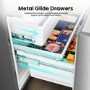 Hisense 634 Litre French Style American Fridge Freezer - Stainless Steel