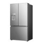 Hisense 634 Litre French Style American Fridge Freezer - Stainless Steel