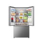 Hisense 634 Litre French Style American Fridge Freezer - Stainless Steel