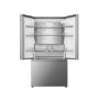Hisense 634 Litre French Style American Fridge Freezer - Stainless Steel