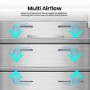 Hisense 634 Litre French Style American Fridge Freezer - Stainless Steel
