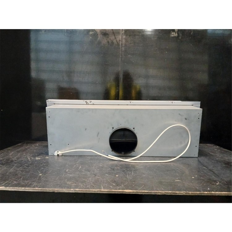 Refurbished 90cm Silver Pull Out Hood, Mechanical Push Buttons, 3 Speeds, LED Lighting, Charcoal filter included (ECFB03)