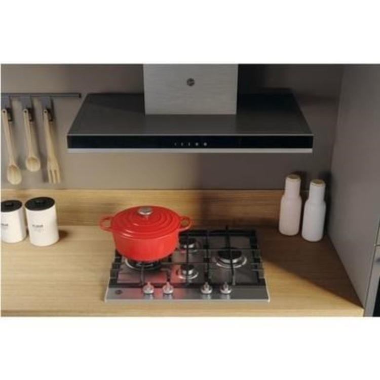 Refurbished Hoover H-Hood 300 90cm Slimline Chimney Cooker Hood - Stainless Steel