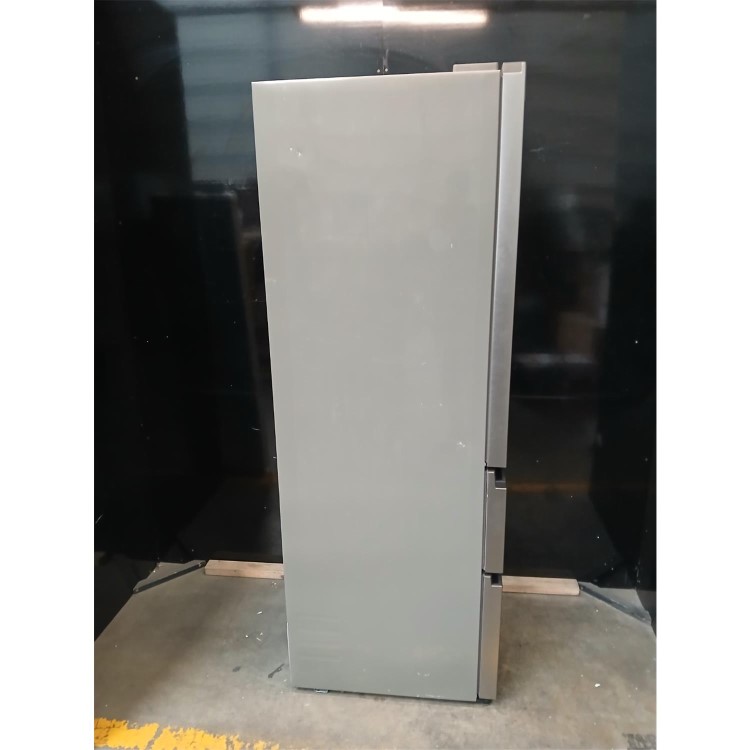 Refurbished Haier HTW5618ENMG Total No Frost 3 Door Fridge Freezer - Silver - E Rated