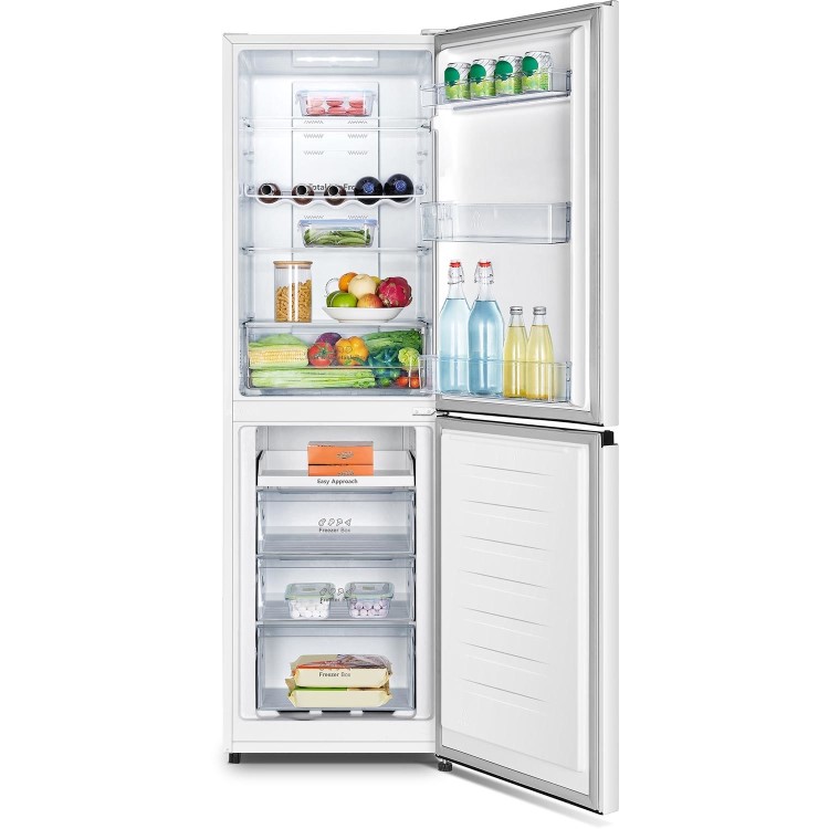 Refurbished Hisense 256 Litre 50/50 Freestanding Fridge Freezer - White