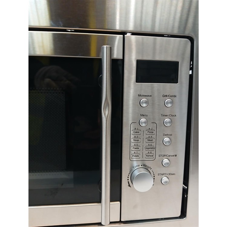 Refurbished De Santii Built-In Microwave with Grill - Stainless Steel