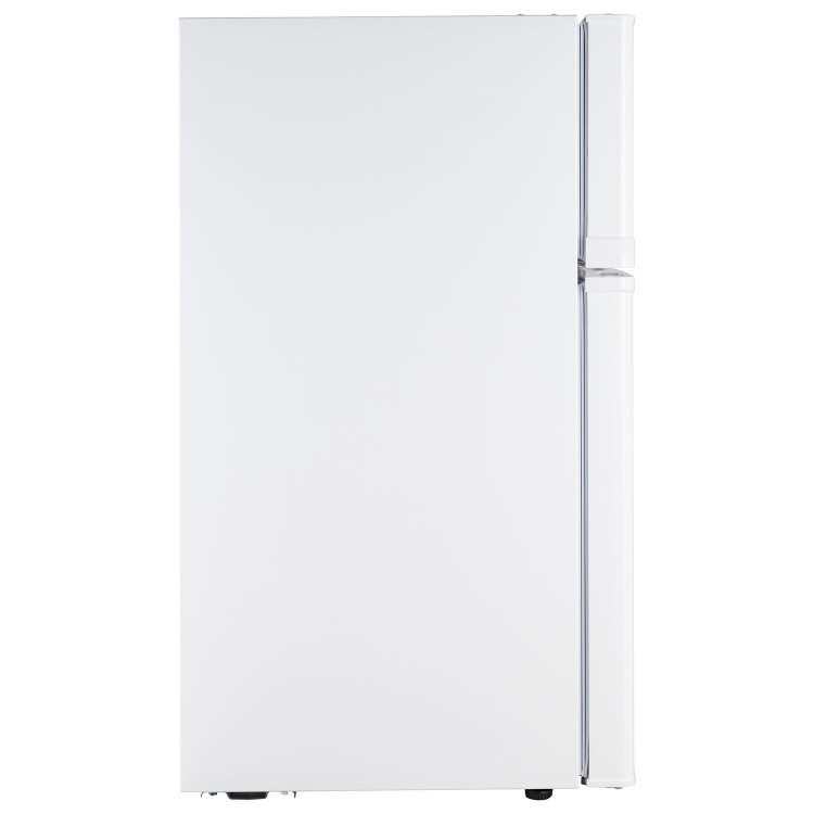 electriQ 80 Litre Under Counter Freestanding Fridge Freezer - White
