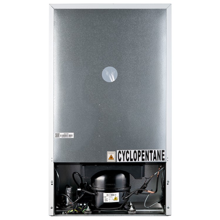 electriQ 80 Litre Under Counter Freestanding Fridge Freezer - White