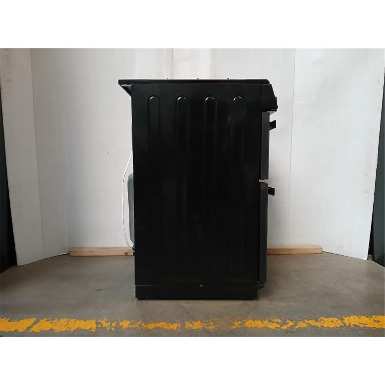 Refurbished Gas Twin Cavity Black LPG Jets Freestanding 60cm Cooker