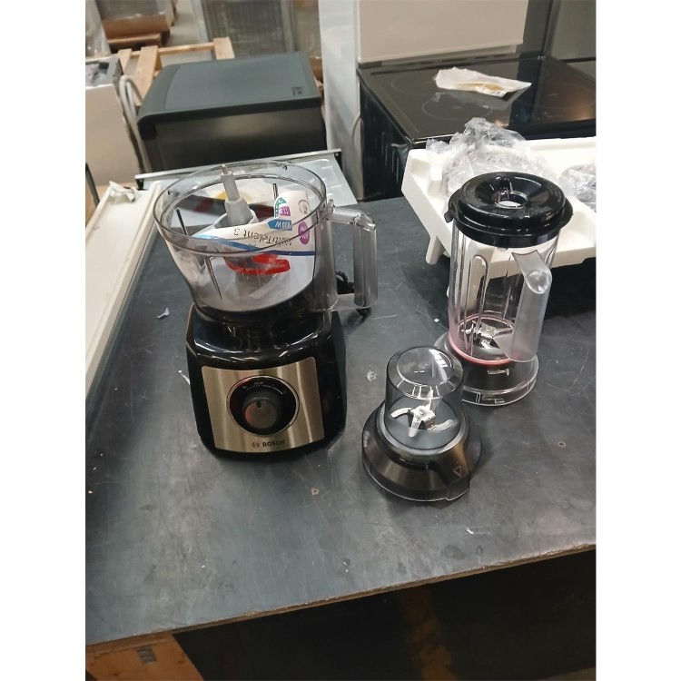 Refurbished Bosch MultiTalent 800W Food Processor - Black