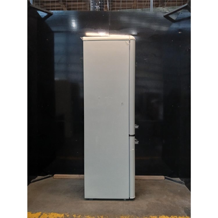 Refurbished electriQ 244 Litre 60/40 Retro Freestanding Fridge Freezer - Cream