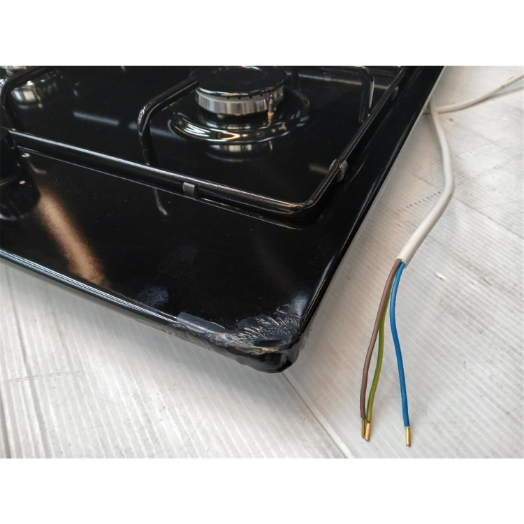 Refurbished Candy 60cm 4 Burner Gas Hob with Pan Stand - Black