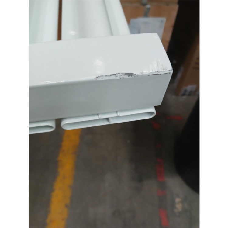 Refurbished - Eco Eleganza White Vertical Flat Designer Aluminium Radiator 1800x300mm Single Panel 2258 BTU