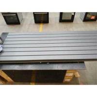 Refurbished - Eco Eleganza Anthracite Vertical Flat Designer Aluminium Radiator 1600x600mm Double Panel 5398 BTU