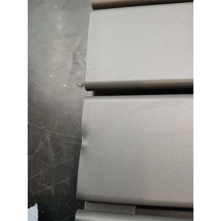 Refurbished - Eco Eleganza Anthracite Vertical Flat Designer Aluminium Radiator 1600x600mm Double Panel 5398 BTU