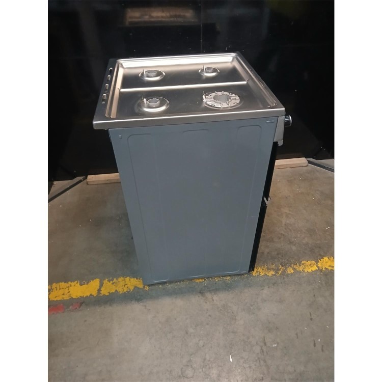 Refurbished electriQ 60cm Double Oven Dual Fuel Cooker with Mirror Door