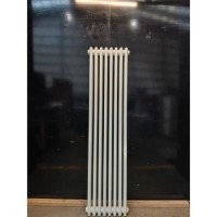 Refurbished - Reggio White Vertical Triple Column Traditional Radiator 1500x380mm 3751 BTU - Cast Iron Style
