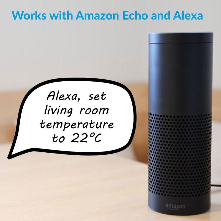 Refurbished electriQ 2000W Smart Designer Glass Panel Heater - Wall Mountable & Bathroom Safe