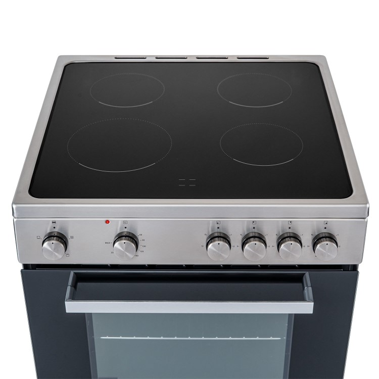 electriQ 60cm Electric Cooker - Stainless Steel